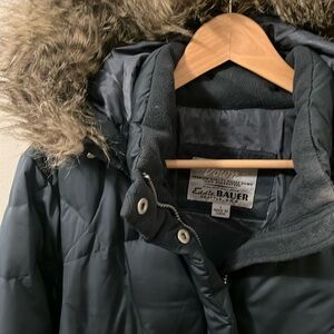Women’s Long Puffer Coat, down, Eddie Bauer, L